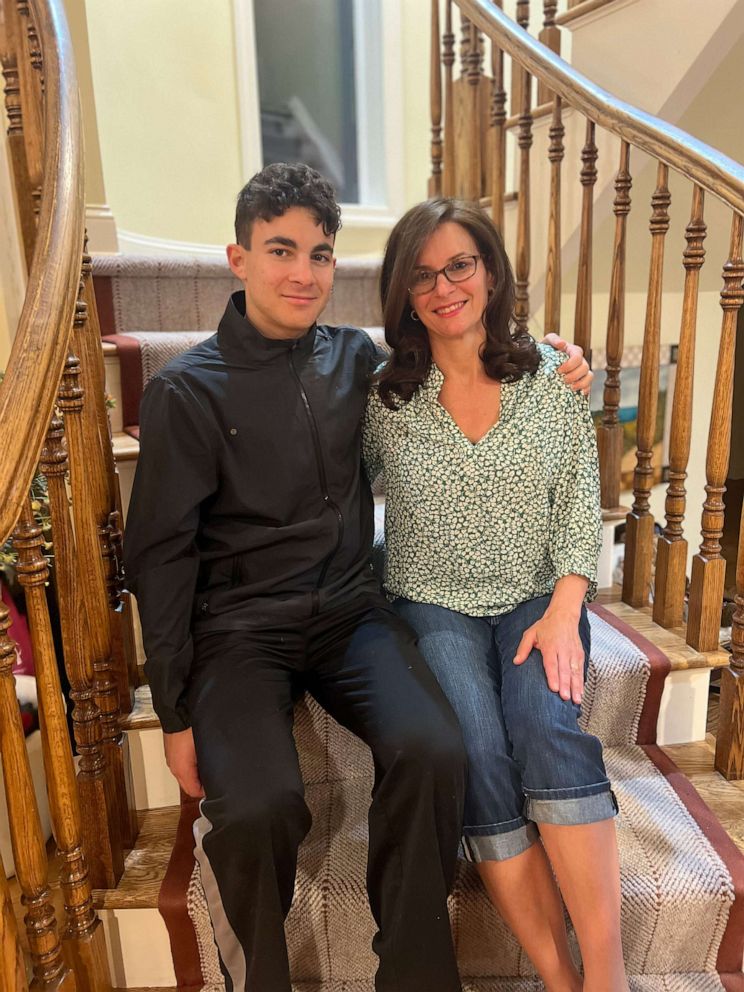 PHOTO: Lianne Mandelbaum with her son Josh, now 17-years-old.