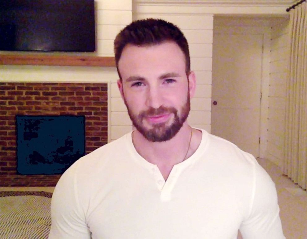 PHOTO: Chris Evans appears on "Jimmy Kimmel Live!" on Oct. 29, 2021.