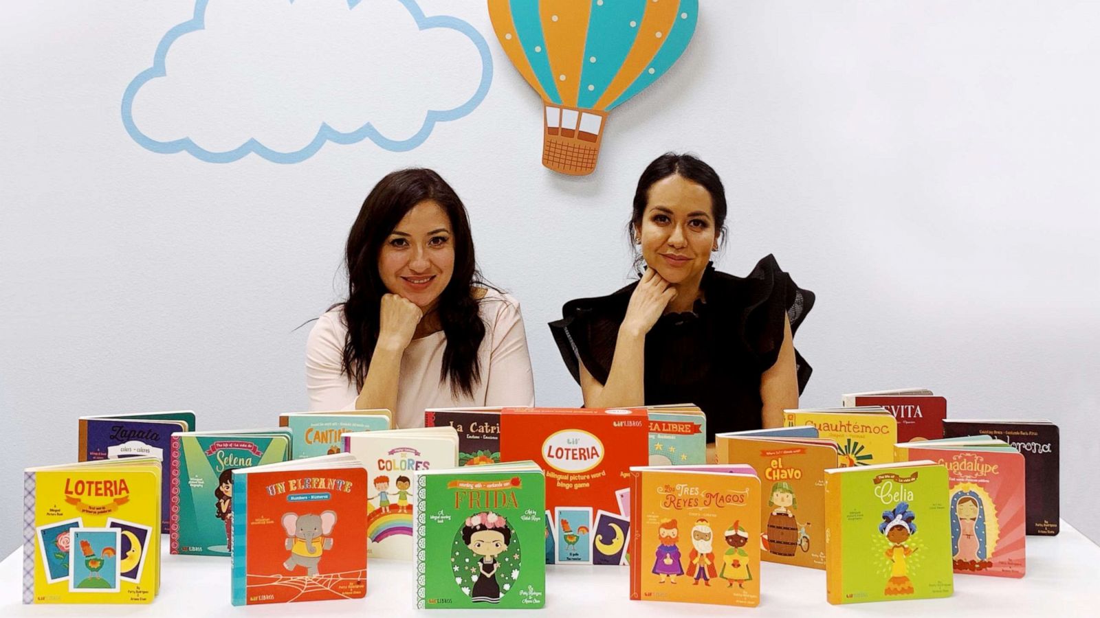 PHOTO: Ariana Stein, left, and Patty Rodriguez, right, seen in an undated photo, founded Lil' Libros in 2014.