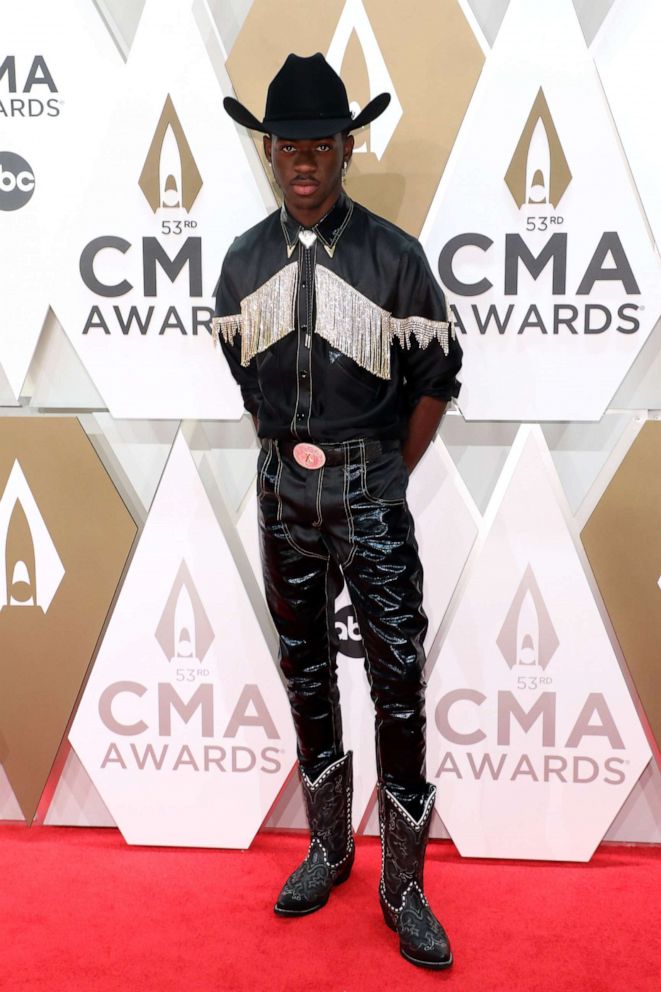 PHOTO: Lil Nas X attends the 53nd annual CMA Awards at Bridgestone Arena on November 13, 2019 in Nashville, Tennessee.