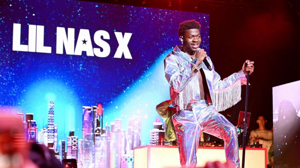 PHOTO: Lil Nas X performs on stage during Internet Live By BuzzFeed at Webster Hall on July 25, 2019 in New York City.