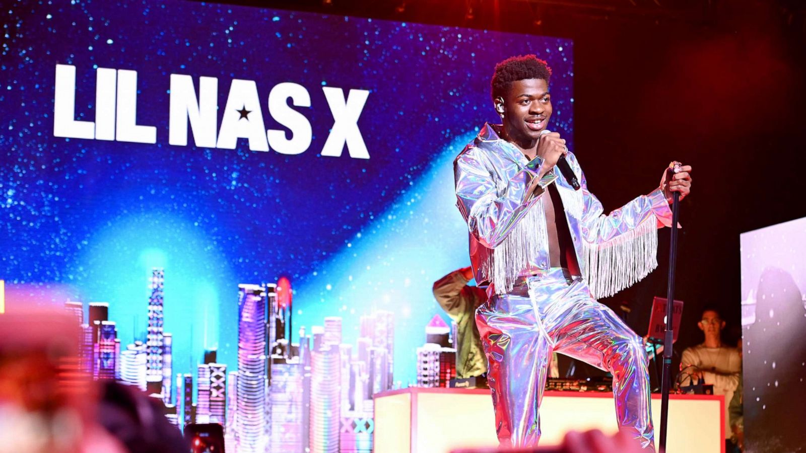 PHOTO: Lil Nas X performs on stage during Internet Live By BuzzFeed at Webster Hall on July 25, 2019 in New York City.