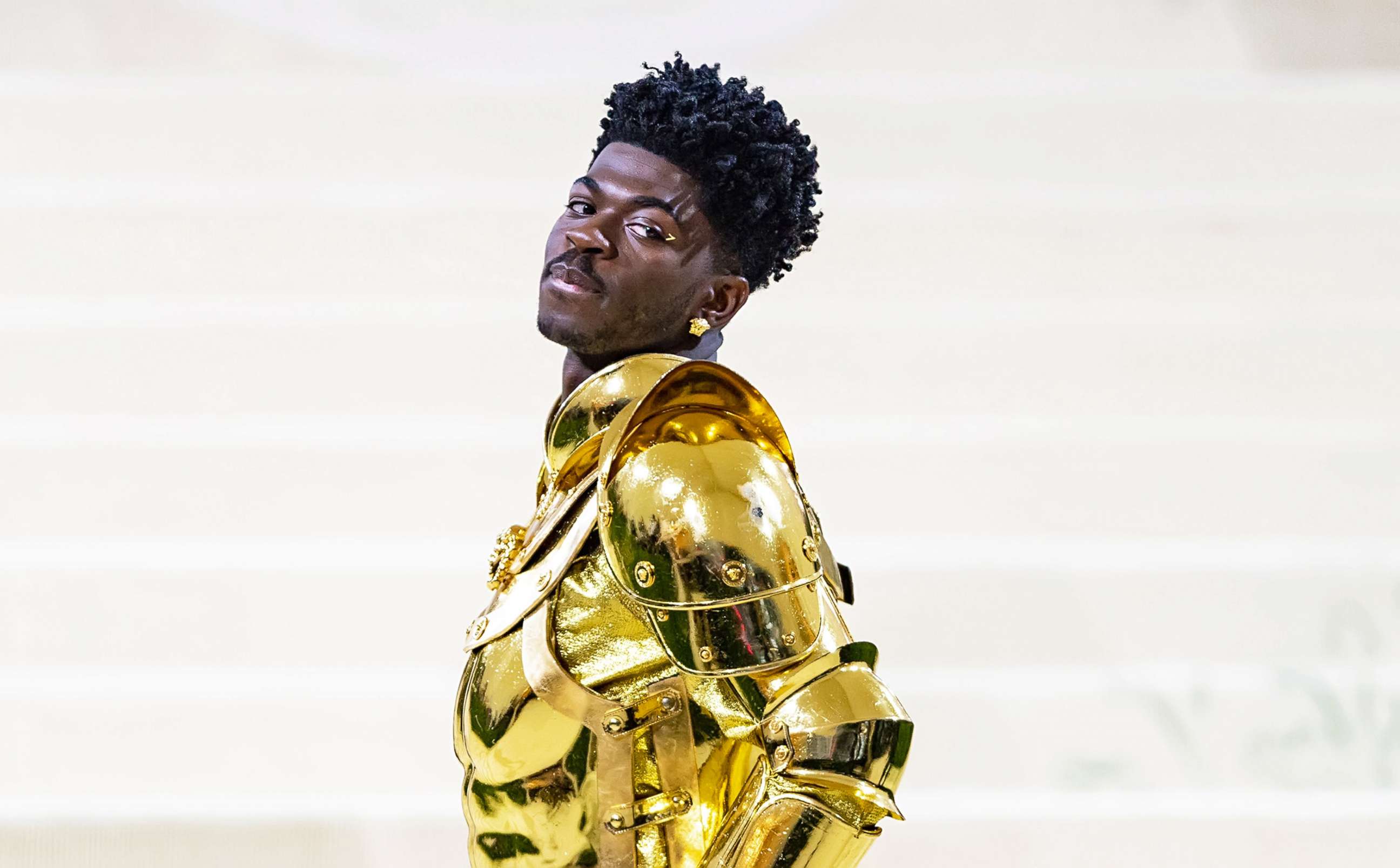 PHOTO: Rapper Lil Nas X attends The 2021 Met Gala Celebrating In America: A Lexicon Of Fashion at The Metropolitan Museum of Art on Sept. 13, 2021, in New York City.