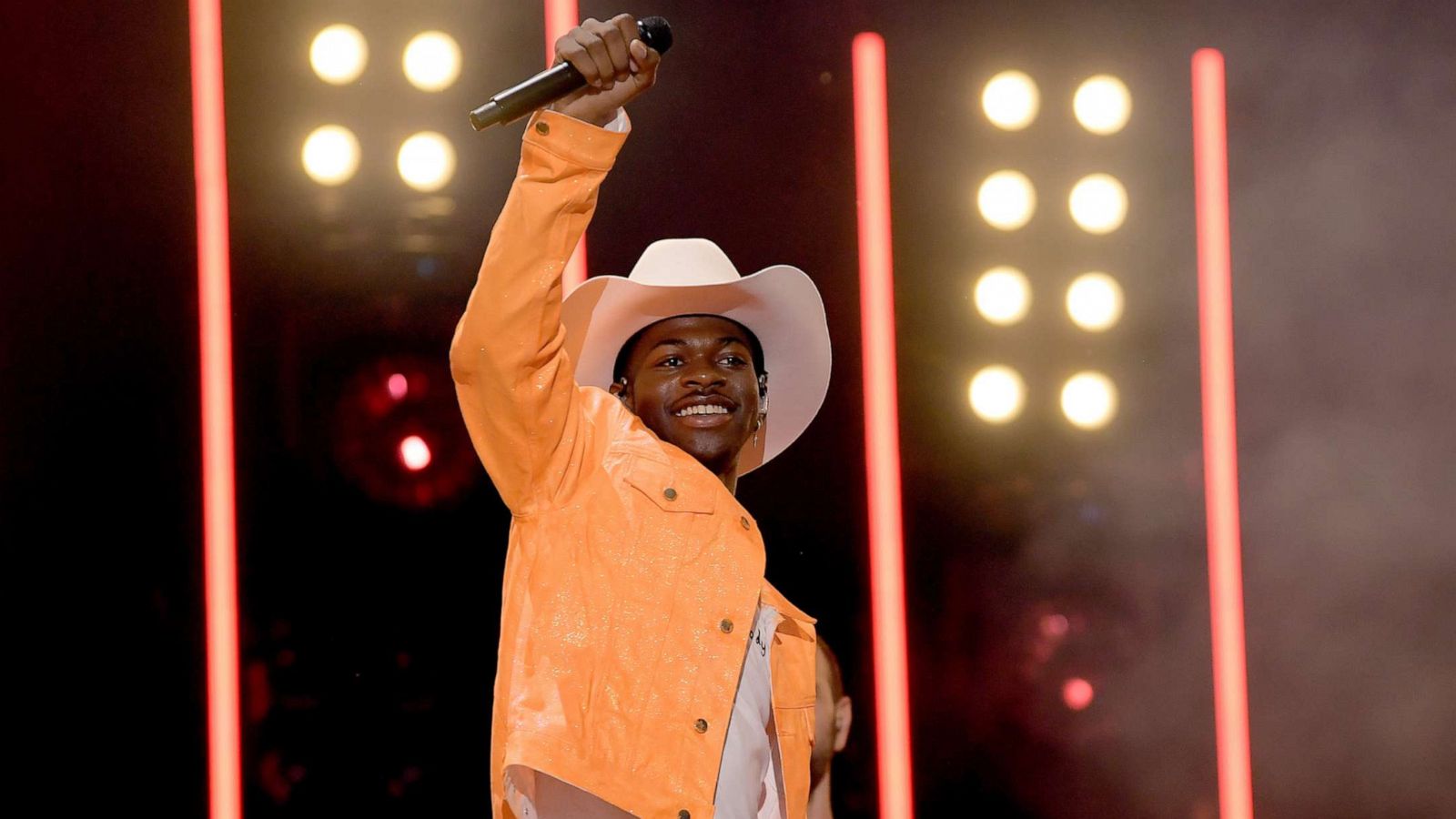 PHOTO: Lil Nas X performs during the 2019 CMA Music Festival on June 8, 2019, in Nashville, Tenn.