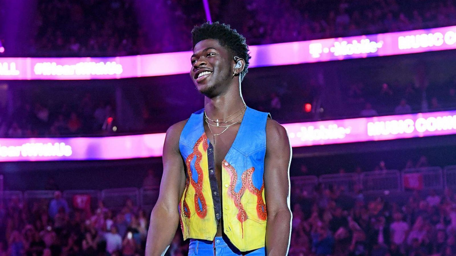 PHOTO: Lil Nas X performs onstage during the 2019 iHeartRadio Music Festival at T-Mobile Arena on September 20, 2019, in Las Vegas.