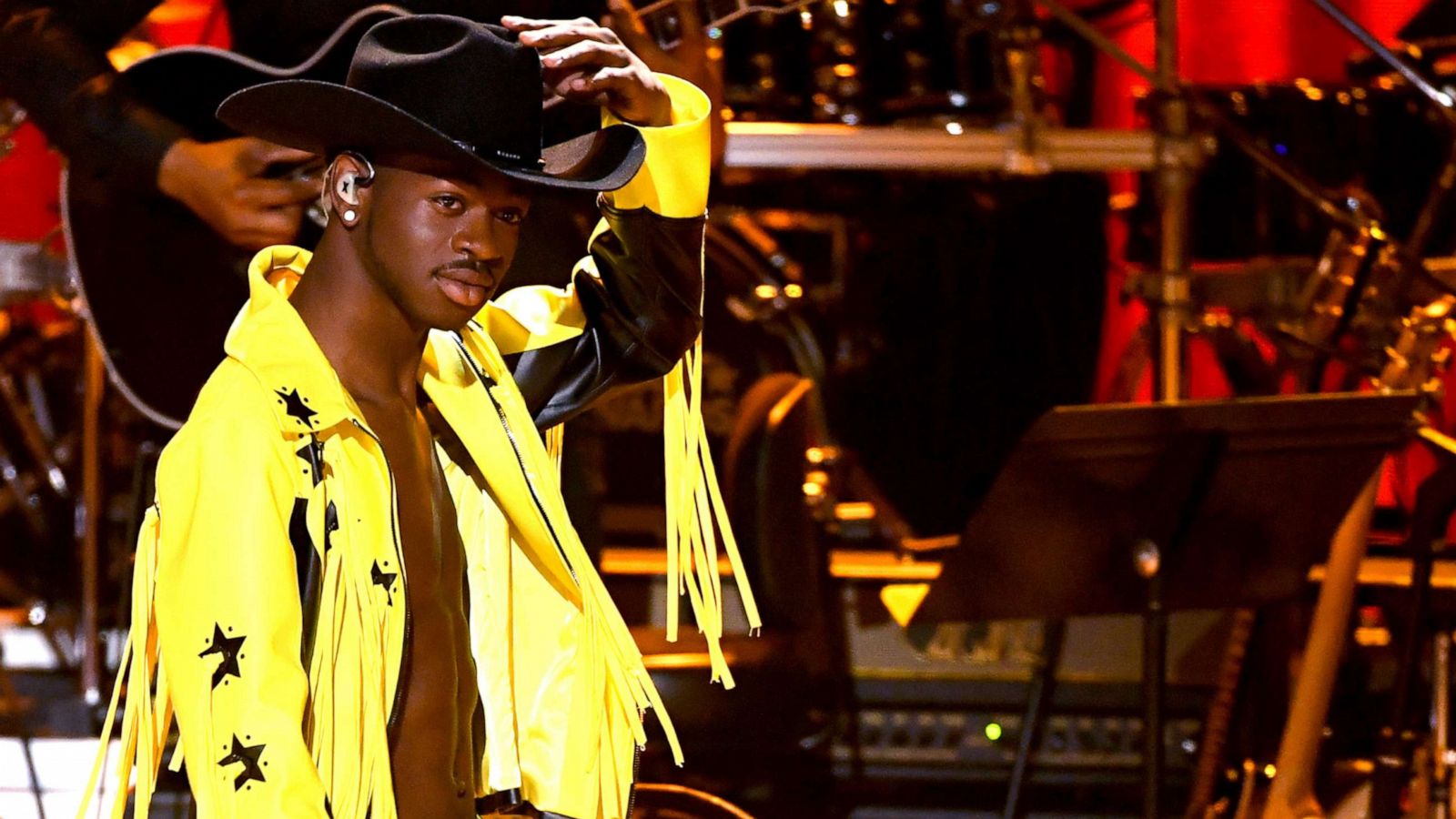 PHOTO: Lil Nas X performs onstage at the 2019 BET Awards, June 23, 2019, in Los Angeles.