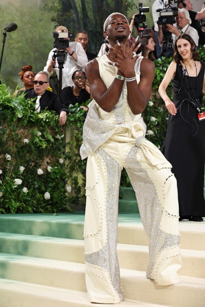 PHOTO: Lil Nas X attends The 2024 Met Gala Celebrating "Sleeping Beauties: Reawakening Fashion" at The Metropolitan Museum of Art on May 06, 2024 in New York City.