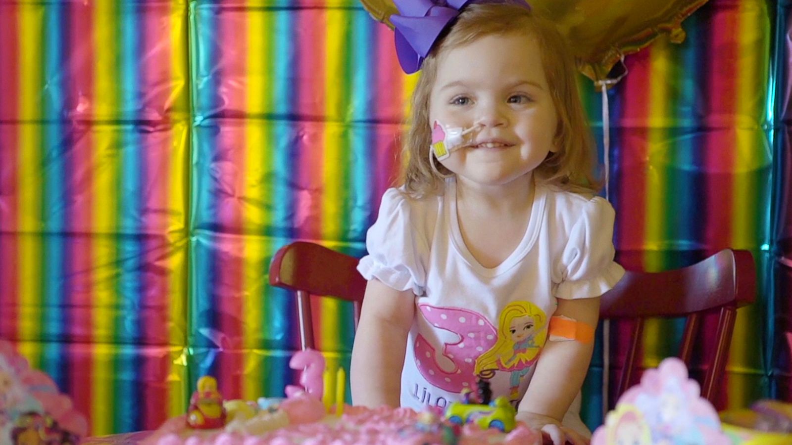 PHOTO: Lilah Joiner of Mississippi is pictured celebrating her 3rd birthday in September 2018.