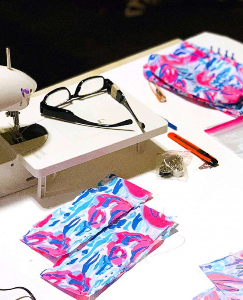 Lilly Pulitzer creates 27,500 mask covers in iconic prints for