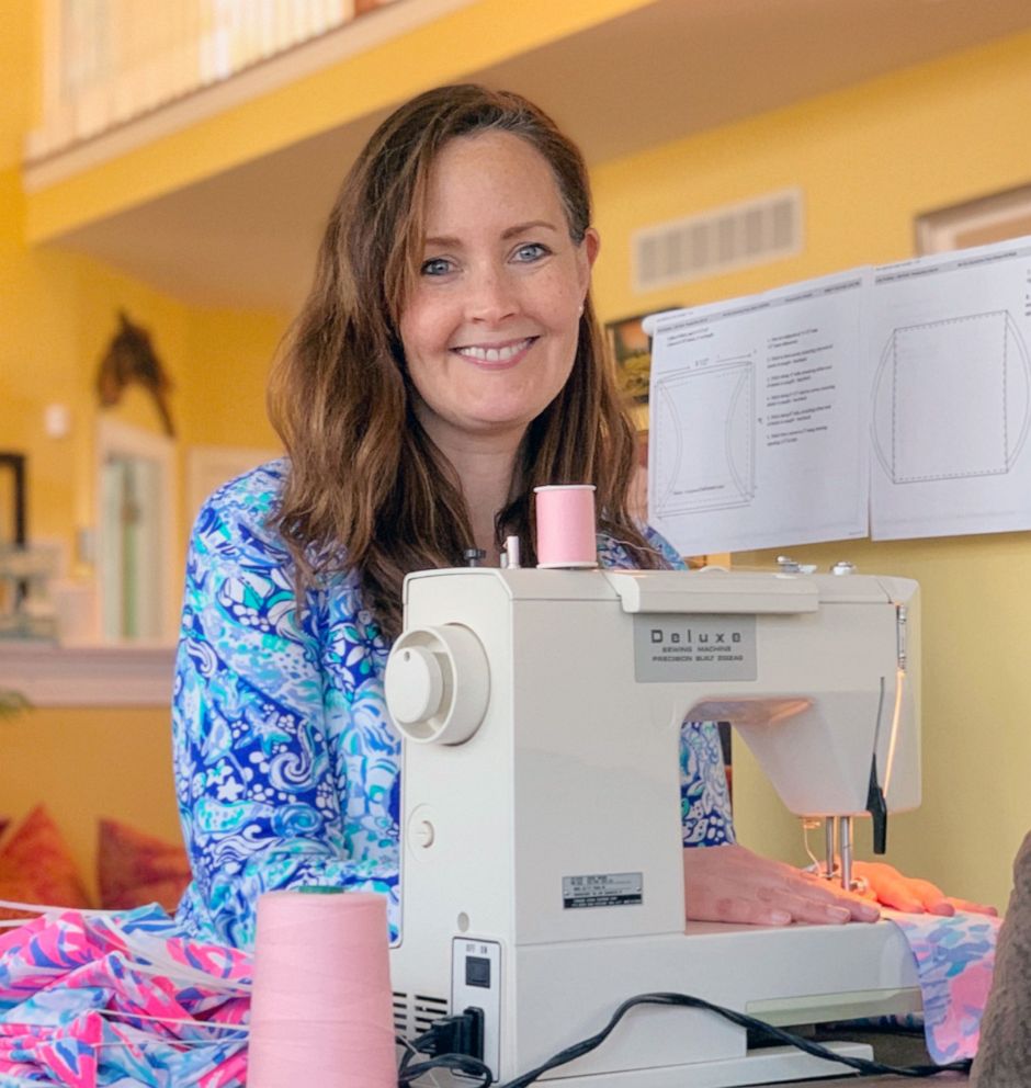 PHOTO: Lilly Pulitzer has created 27,500 masks for medical workers and first responders on the front lines of the coronavirus pandemic.