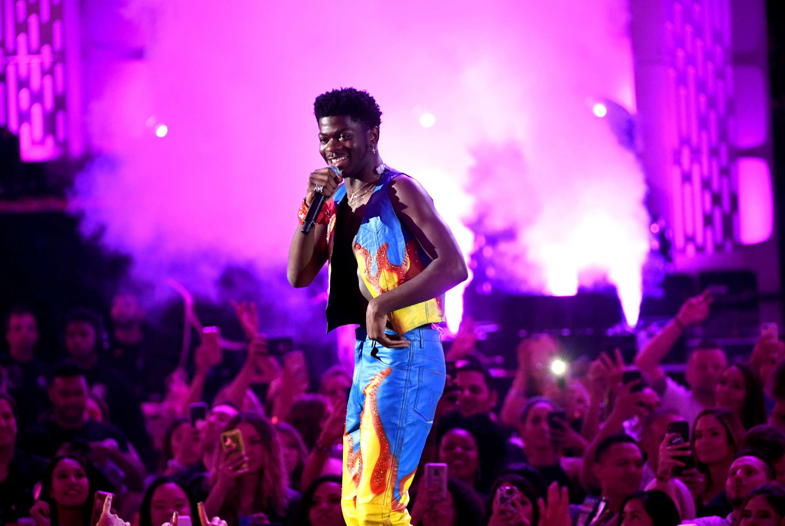 PHOTO: Lil Nas X performs onstage during the 2019 iHeartRadio Music Festival at T-Mobile Arena on September 20, 2019 in Las Vegas, Nevada.