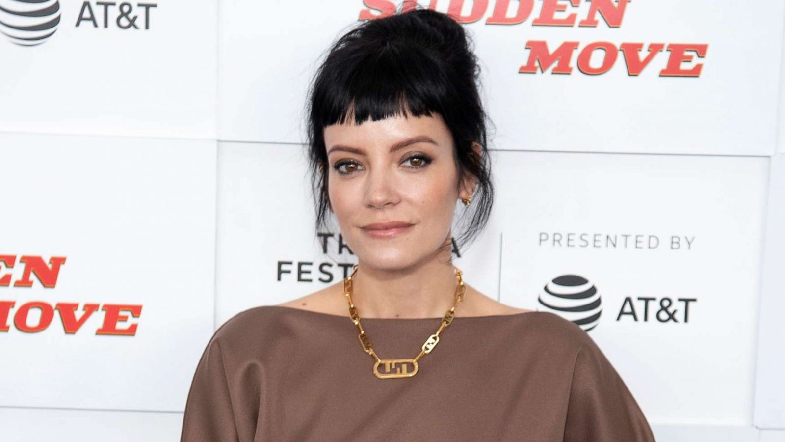 PHOTO: Lily Allen attends 'No Sudden Move' during 2021 Tribeca Festival at The Battery, June 18, 2021, in New York City.