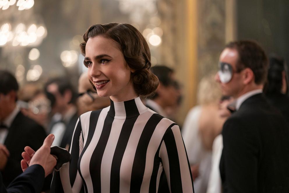 PHOTO: Lily Collins appears in this still from "Emily in Paris."