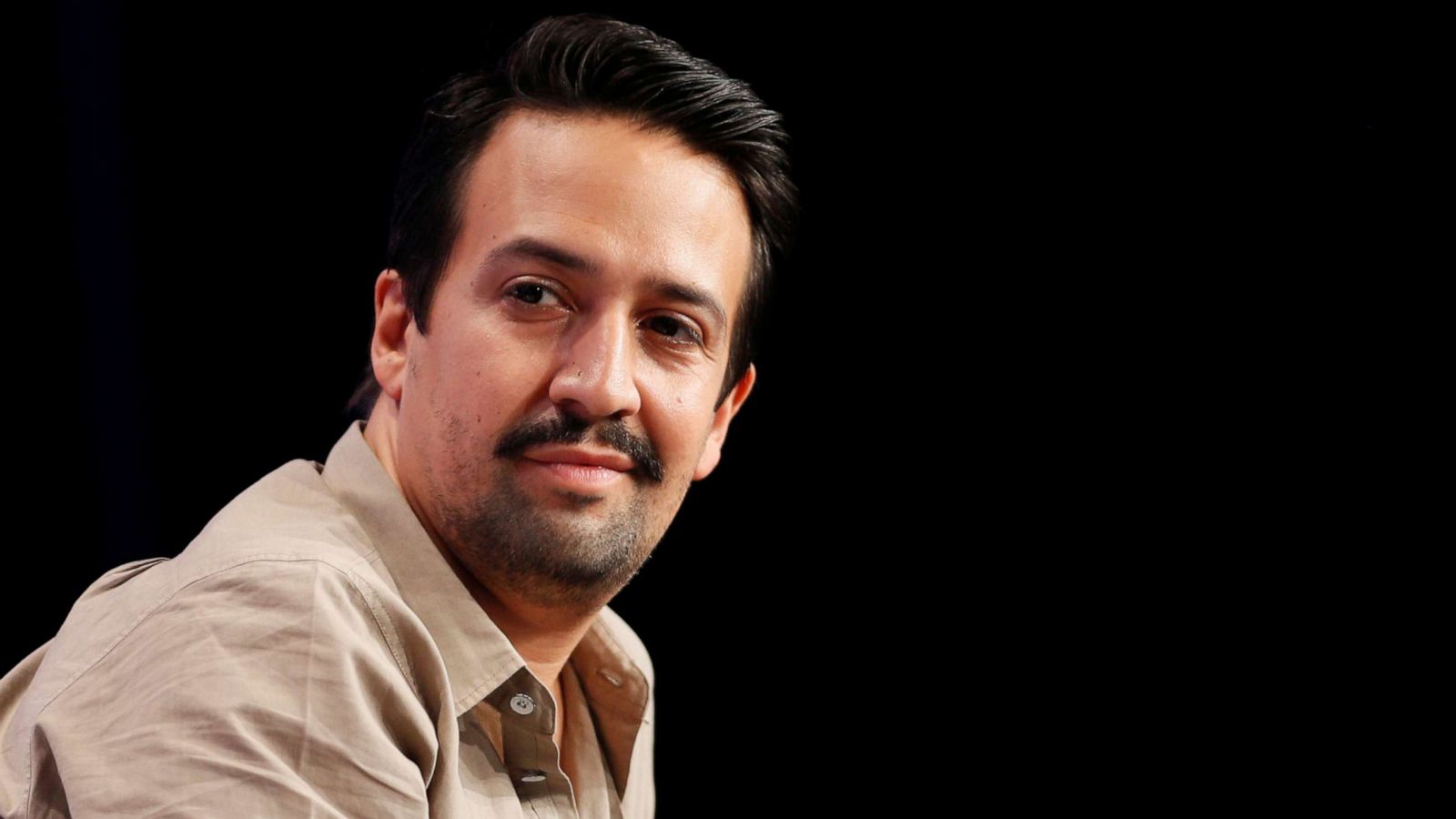 PHOTO: Lin-Manuel Miranda participates in the "His Dark Materials" panel during the HBO portion of Television Critics Association (TCA) Summer Press Tour in Beverly Hills, Calif. July 24, 2019.