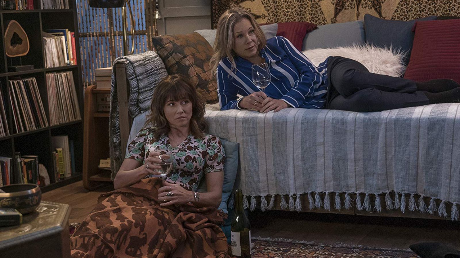 PHOTO: In this undated photo, Linda Cardellini, left, and Christina Applegate are shown in a scene from "Dead to Me."