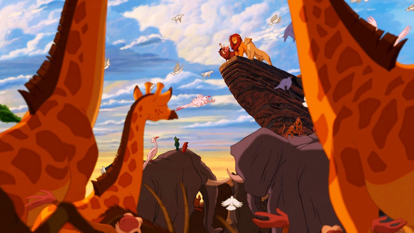 PHOTO: A scene from "The Lion King," 1994.