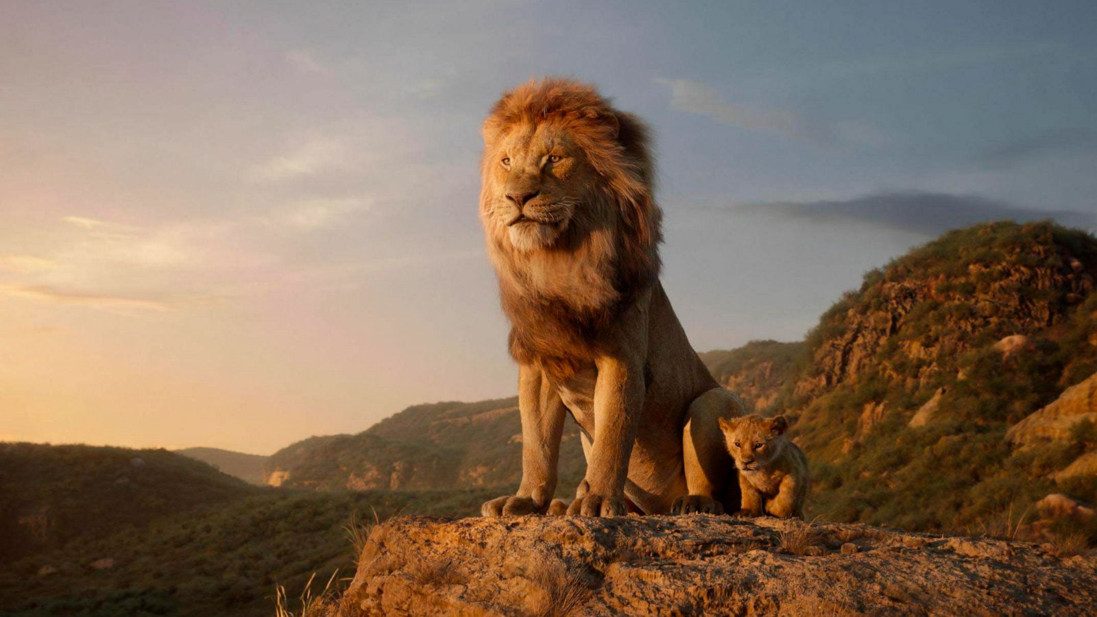 PHOTO: This image released by Disney shows characters, from left, Mufasa, voiced by James Earl Jones, and young Simba, voiced by JD McCrary, in a scene from "The Lion King."