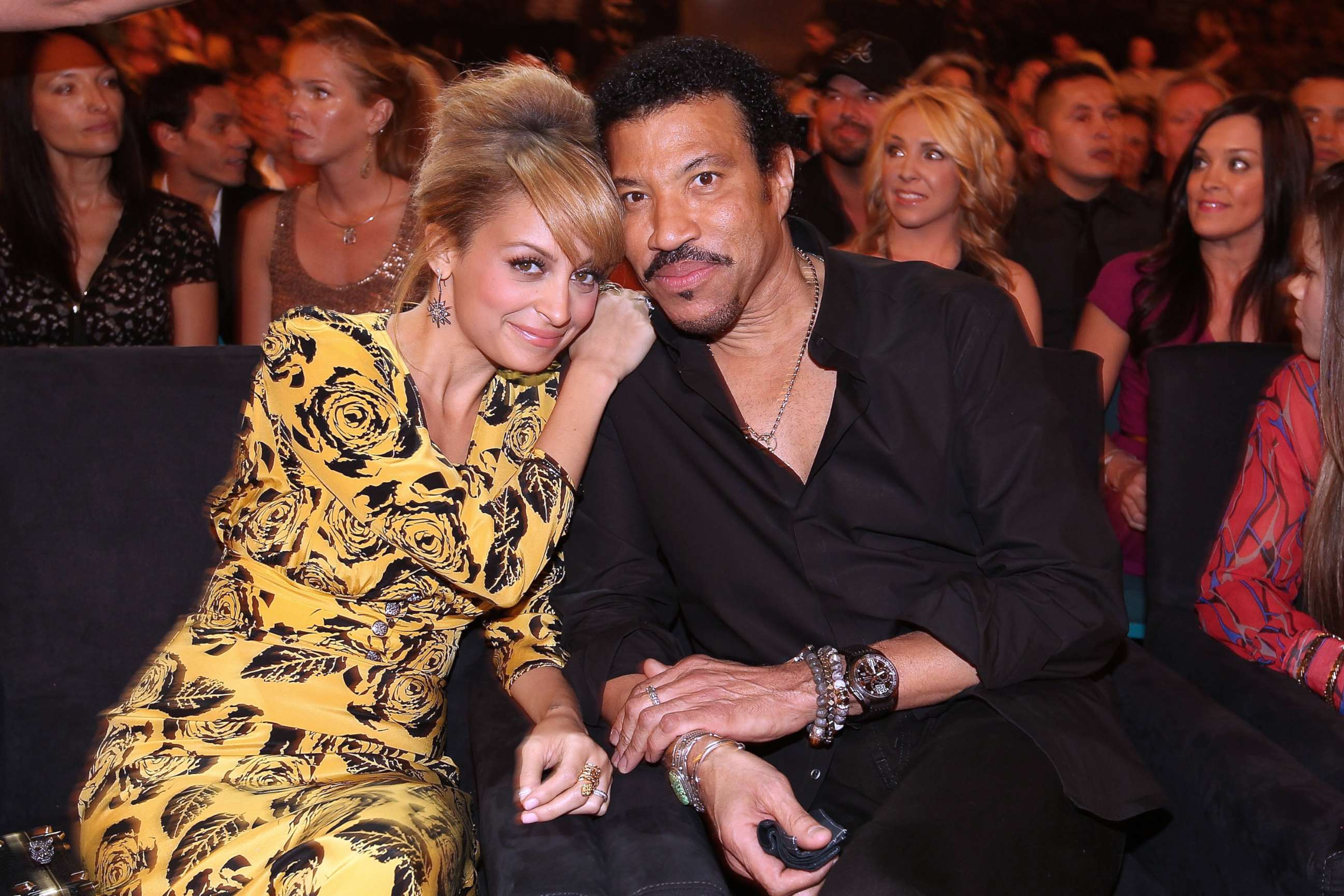 PHOTO: Nicole Richie and singer Lionel Richie attend an event on April 2, 2012, in Las Vegas.