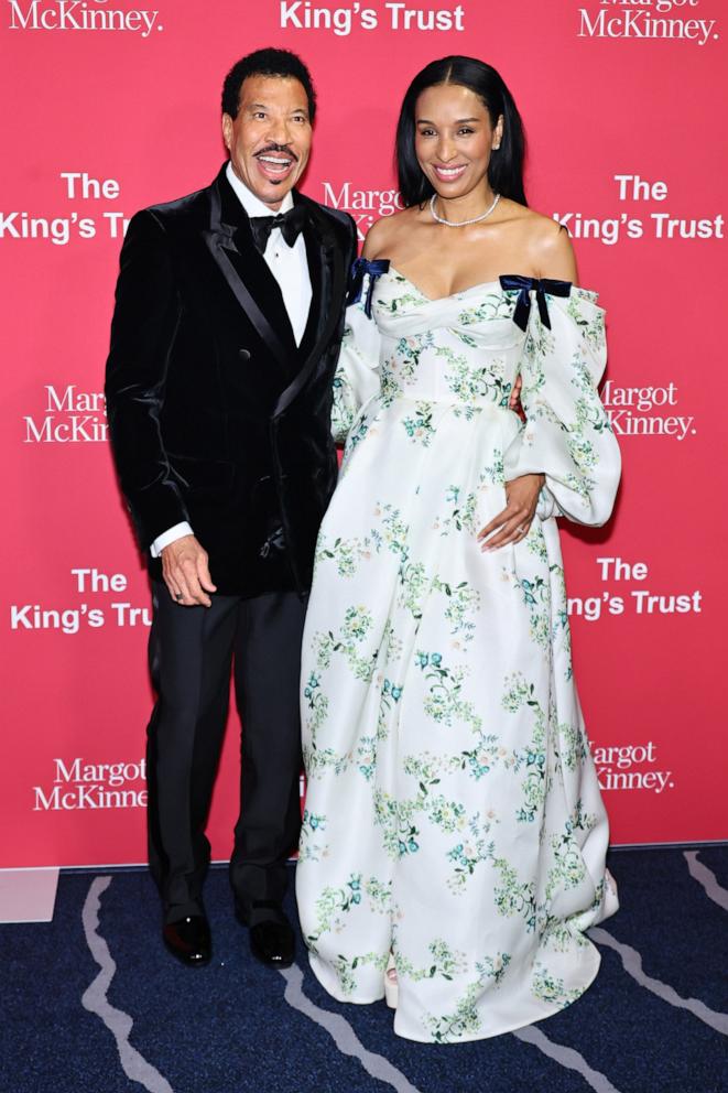 PHOTO: Lionel Richie, Global Gala Co-chair and Lisa Parigi attend The King's Trust 2024 Global Gala at Cipriani South Street, on May 2, 2024, in New York.