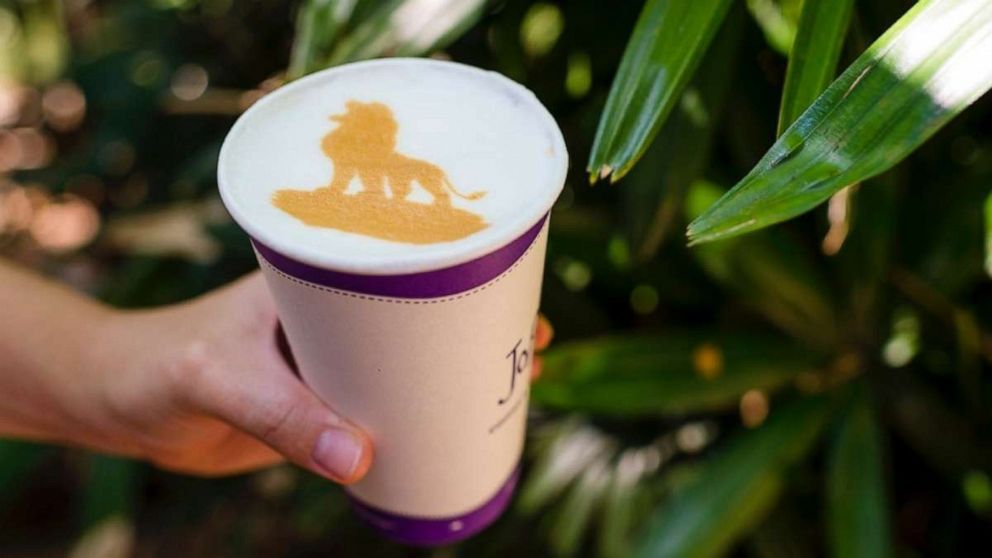 PHOTO: The Lion King Latte Art from Joffrey’s Coffee & Tea Co. at Disney’s Animal Kingdom Theme Park. 
