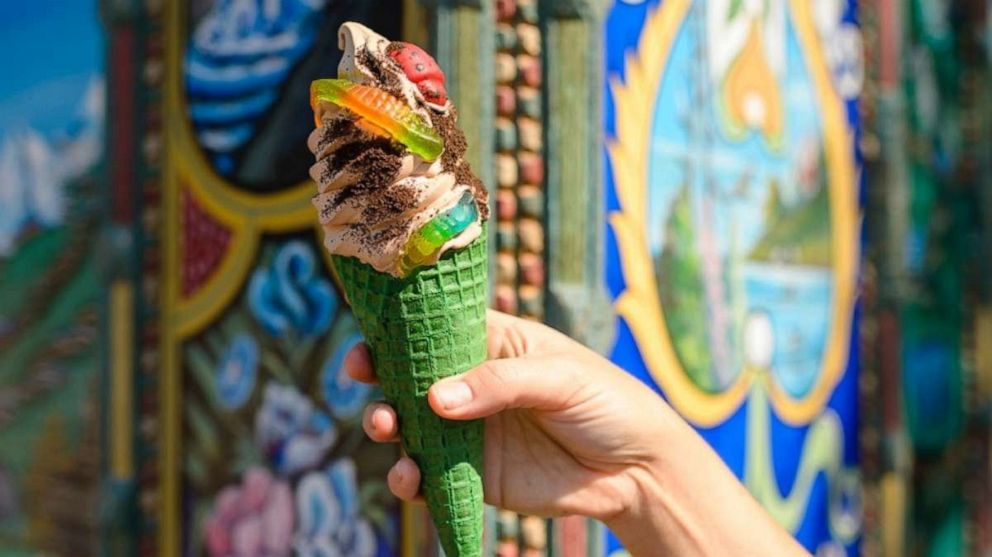 PHOTO: Bugs ‘n Grub Waffle Cone from Anandapur Bus and Trilo Bites at Disney’s Animal Kingdom Theme Park. 