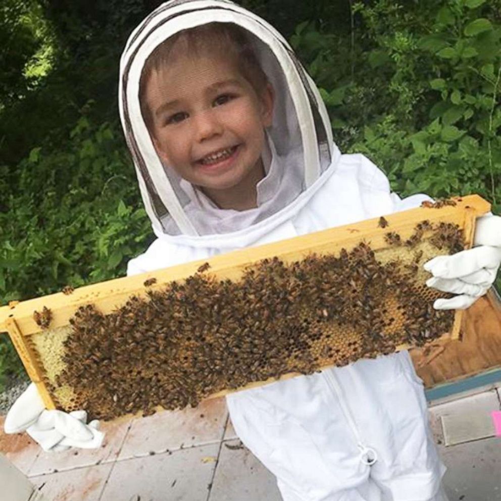 VIDEO: This 3-year-old beekeeper is sweeter than honey