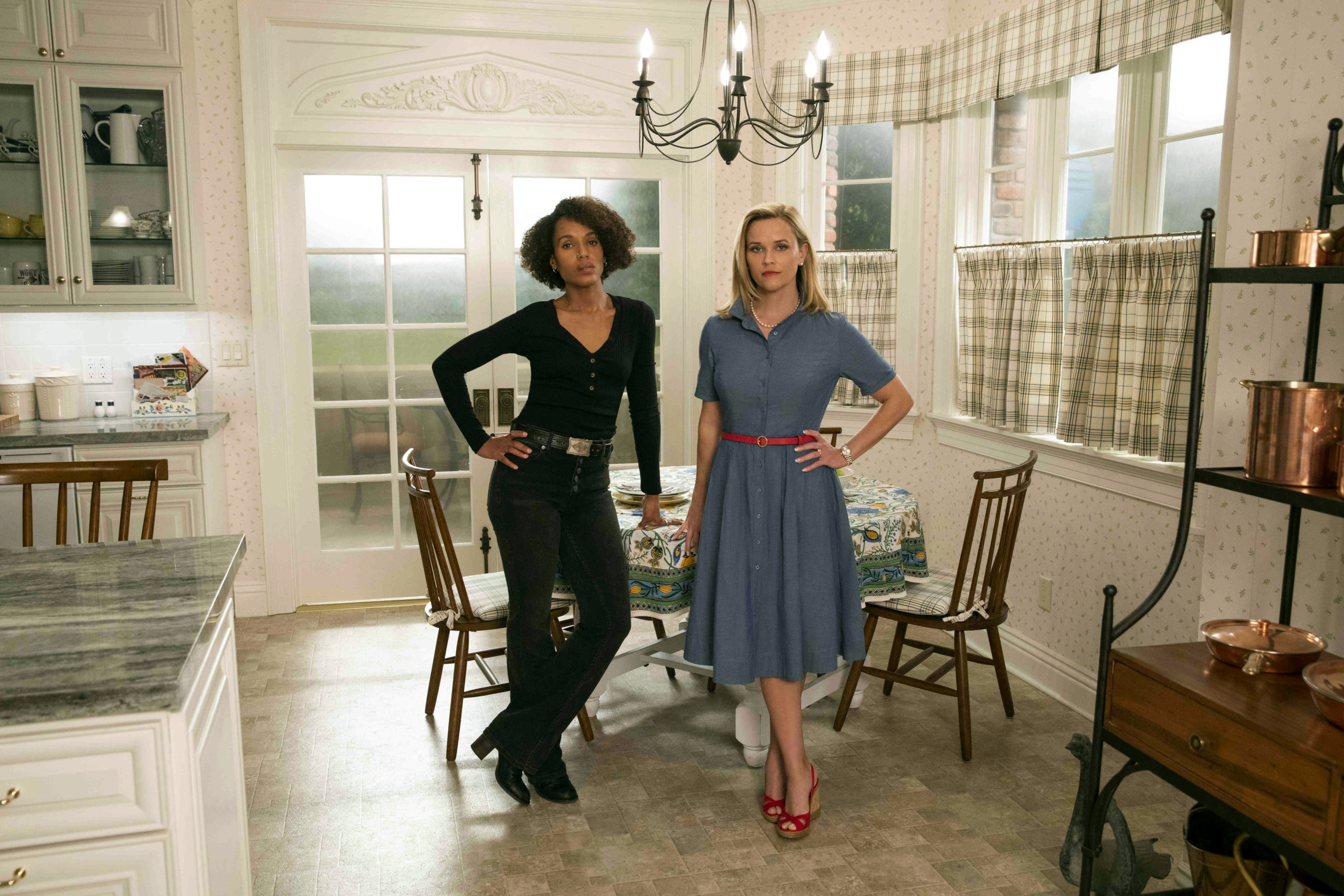PHOTO: Kerry Washington and Reese Witherspoon in a scene from "Little Fires Everywhere."