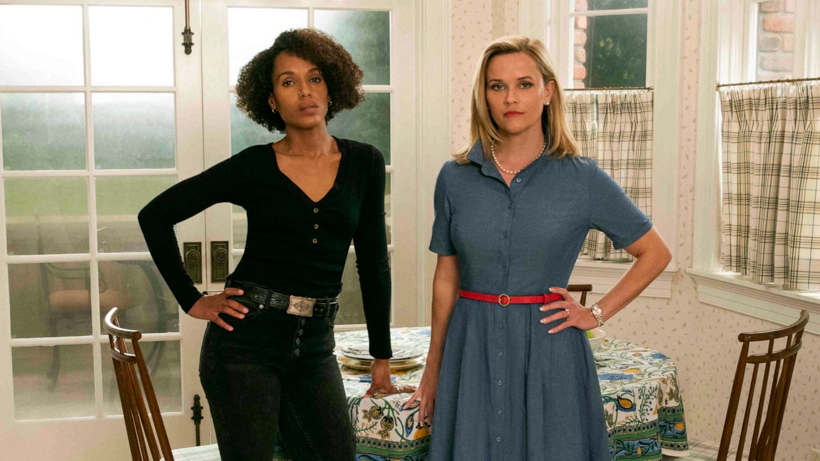 PHOTO: Kerry Washington and Reese Witherspoon in a scene from "Little Fires Everywhere."