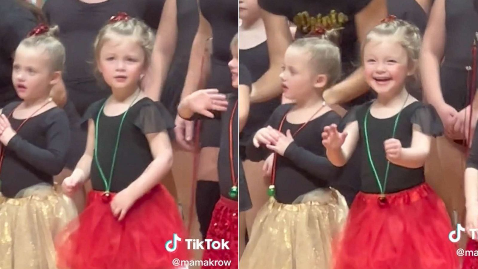 PHOTO: Three-year-old Emmy performs on stage with her peers at the Unity Dance Spectrum in Massachusetts.