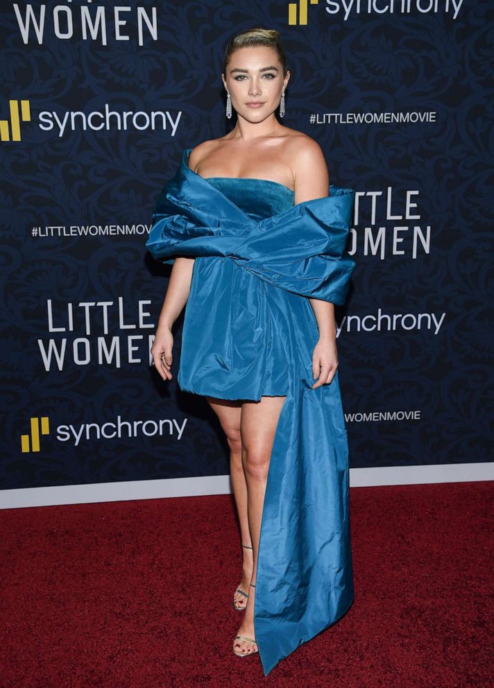 PHOTO: Actress Florence Pugh attends the premiere of "Little Women" at the Museum of Modern Art, Dec. 7, 2019, in New York.