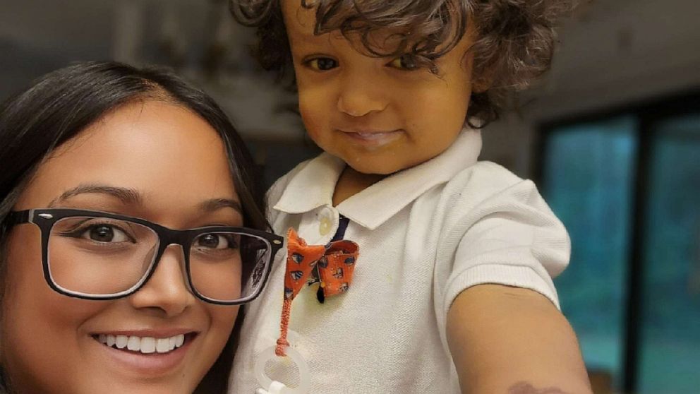 PHOTO: Logan Salva, a toddler from Florida, is pictured with his mom, Rasika Marletto-Salva.