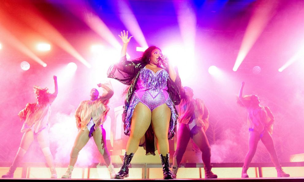 PHOTO: Lizzo performs at Victoria Warehouse on November 11, 2019 in Manchester, England.