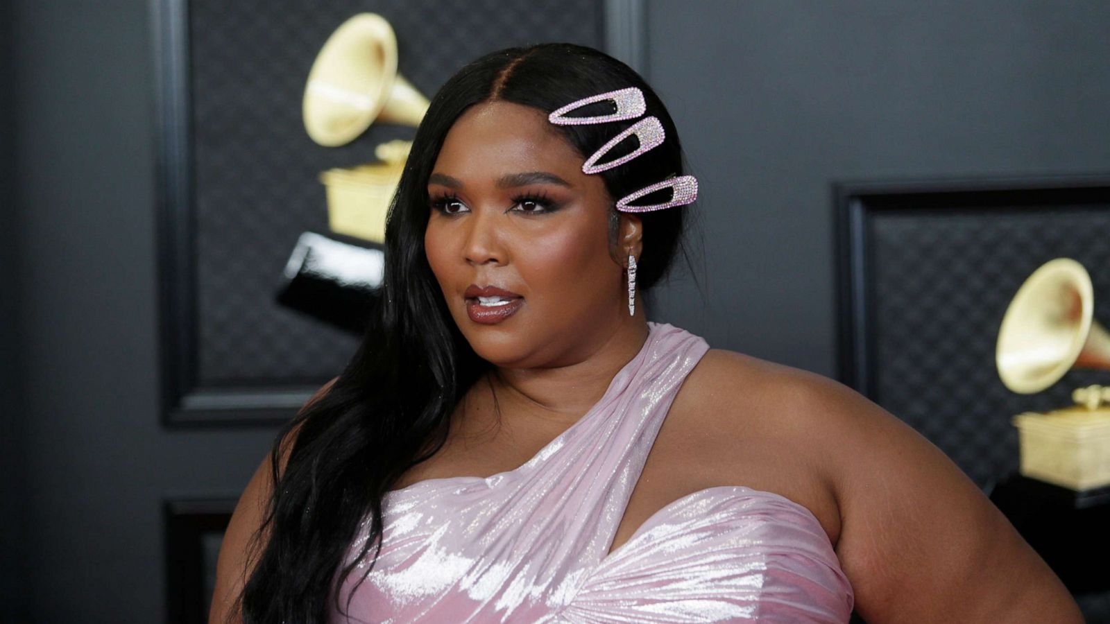 PHOTO: In this March 14, 2021, file photo, Lizzo attends the Grammy Awards in Los Angeles.