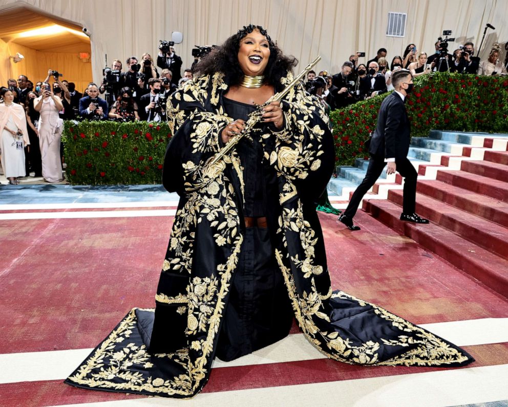 PHOTO: Lizzo attends The 2022 Met Gala Celebrating "In America: An Anthology of Fashion" at The Metropolitan Museum of Art, May 2, 2022, in New York.