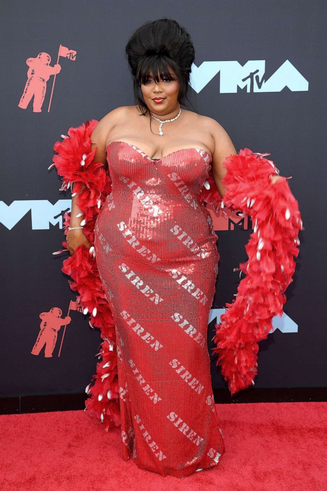 PHOTO: Lizzo attends the 2019 MTV Video Music Awards at Prudential Center on Aug. 26, 2019 in Newark, N.J.