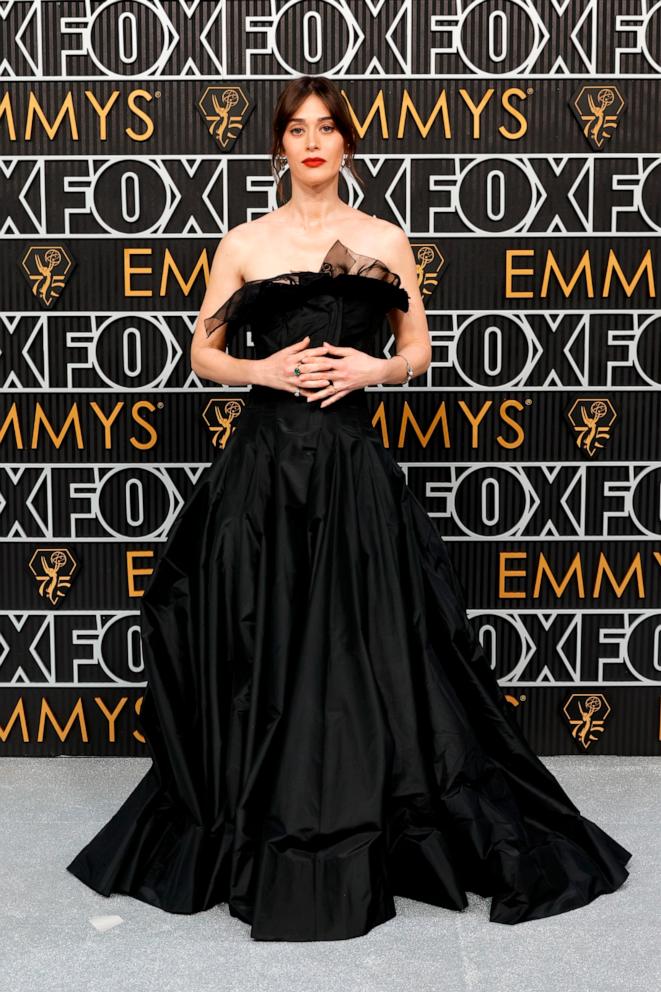 PHOTO: Lizzy Caplan attends the 75th Primetime Emmy Awards at Peacock Theater on Jan. 15, 2024 in Los Angeles.