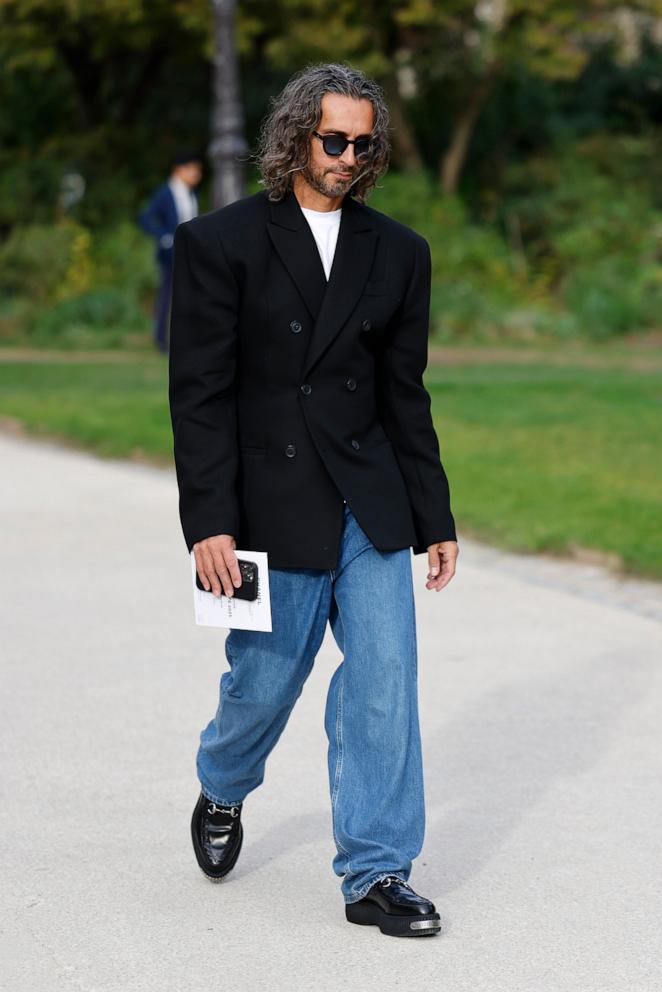 PHOTO: Simone Marchetti during Womenswear Spring/Summer 2025 as part of Paris Fashion Week, Oct. 1, 2024, in Paris.