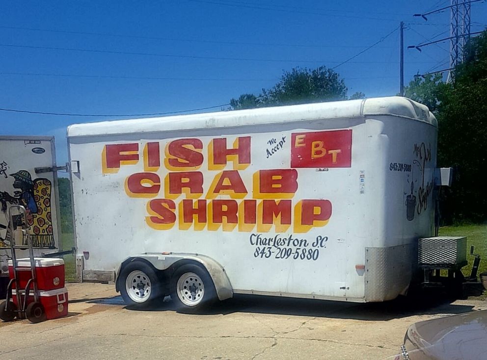 PHOTO: A delivery container to purchase fresh local Lowcountry seafood.