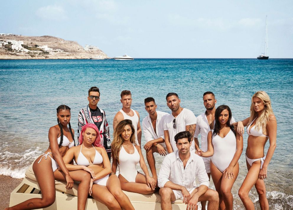 PHOTO: The cast of a MTV reality series that focuses on Lindsay Lohan's nightclub in Mykonos, Greece.