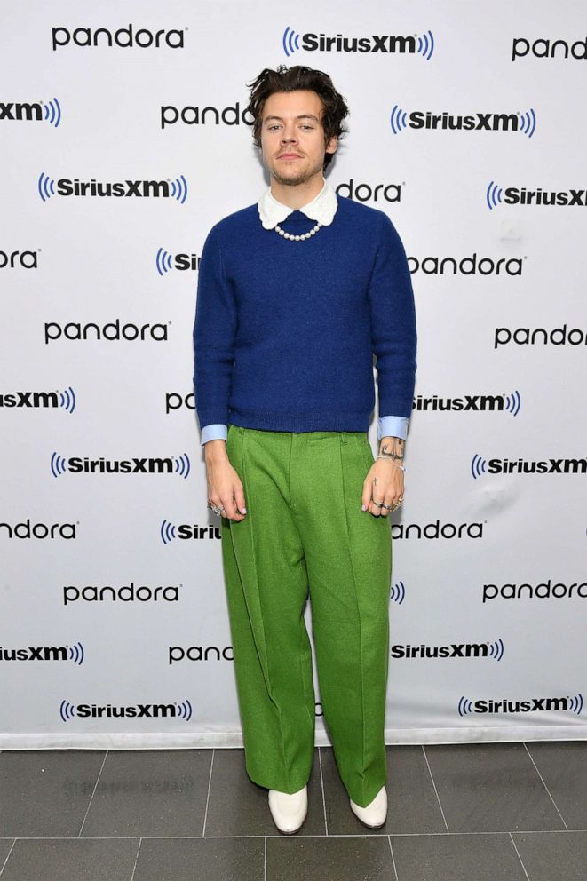 PHOTO: Harry Styles visits SiriusXM Studios, March 2, 2020, in New York City.