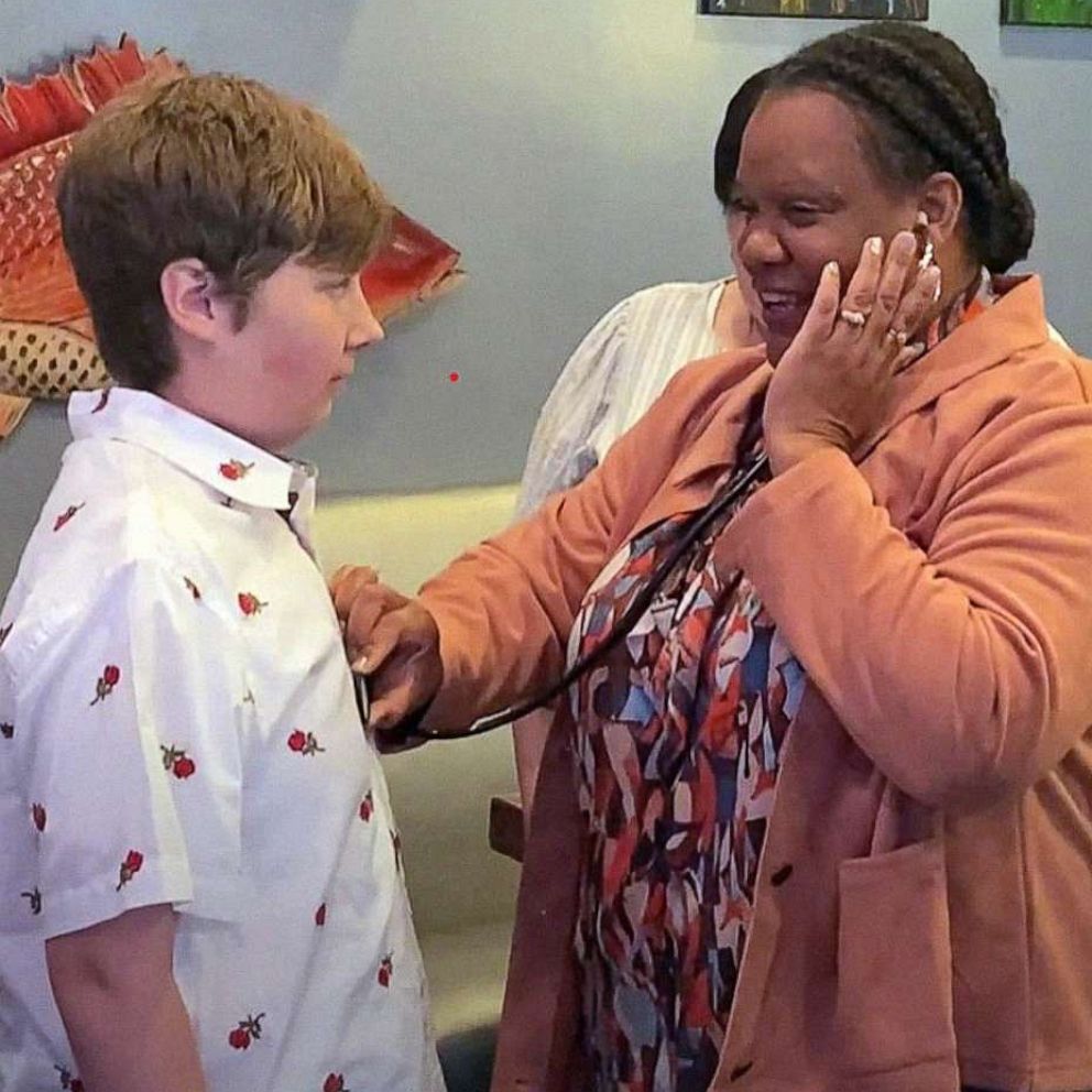 Mom hears late son's heart beat in 14-year-old boy for 1st time - Good  Morning America