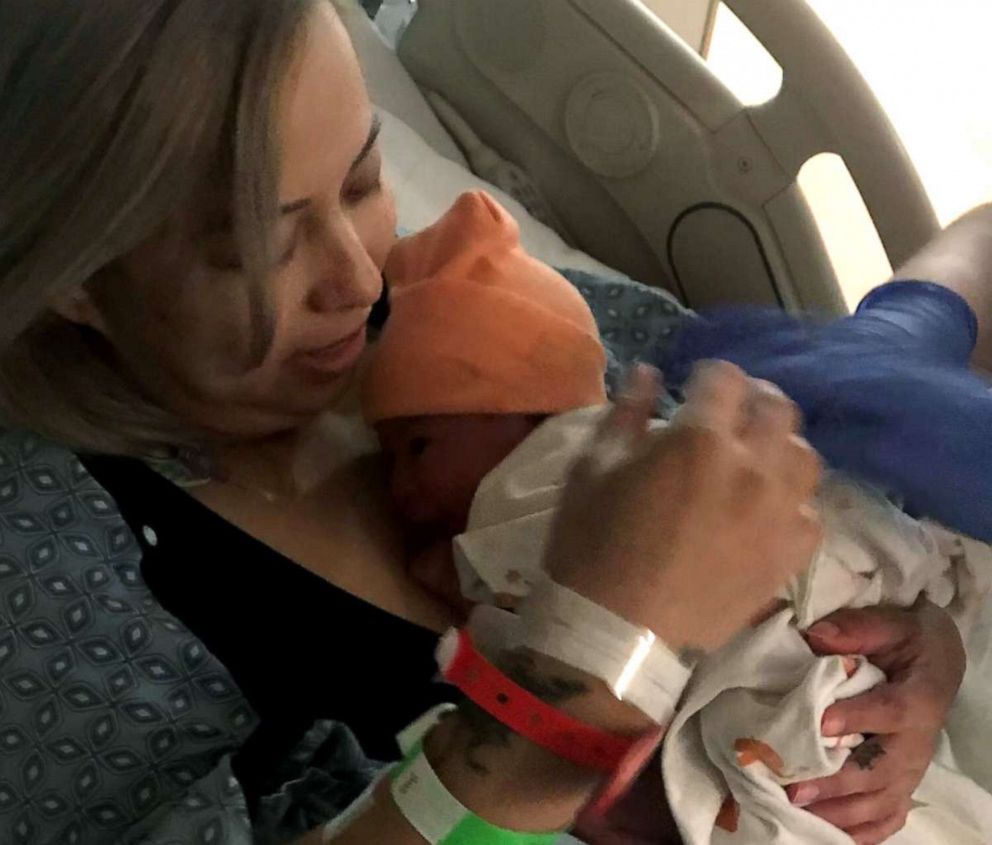 PHOTO: Reyna Lopez, 31, gave birth to her third child, a son named Noah, just two months before being diagnosed with COVID-19.