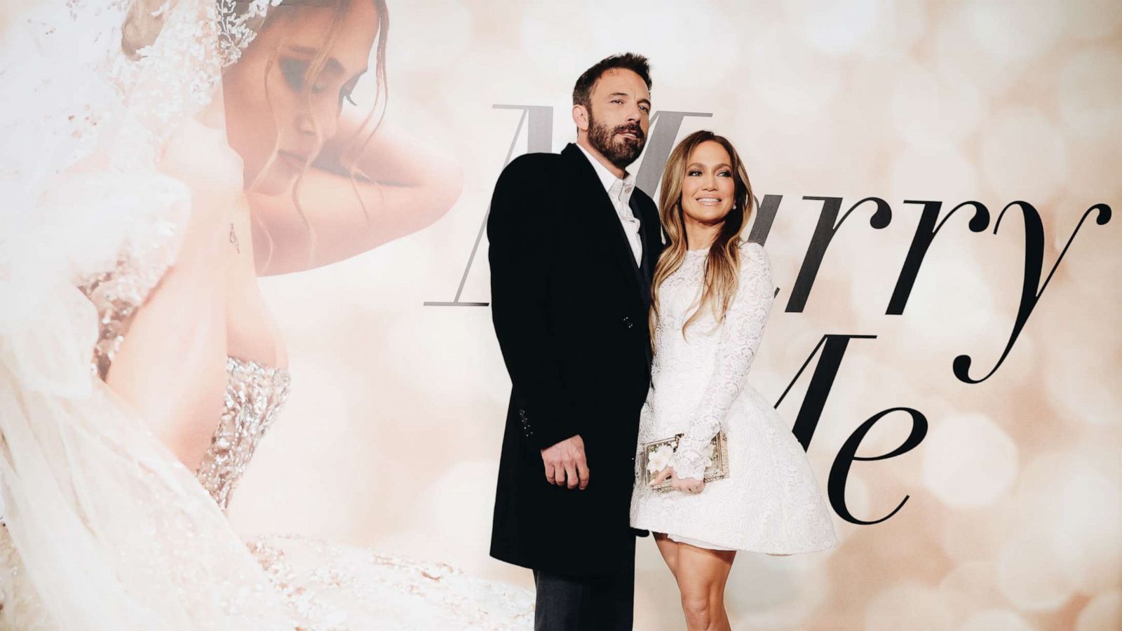 PHOTO: Ben Affleck and Jennifer Lopez attend a special screening of "Marry Me" on Feb. 08, 2022 in Los Angeles.