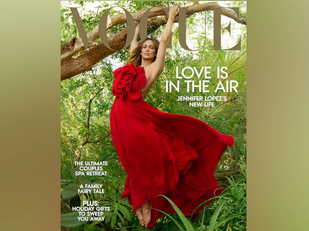 PHOTO: Jennifer Lopez is pictured on the cover of Vogue for the magazine's December 2022 issue.