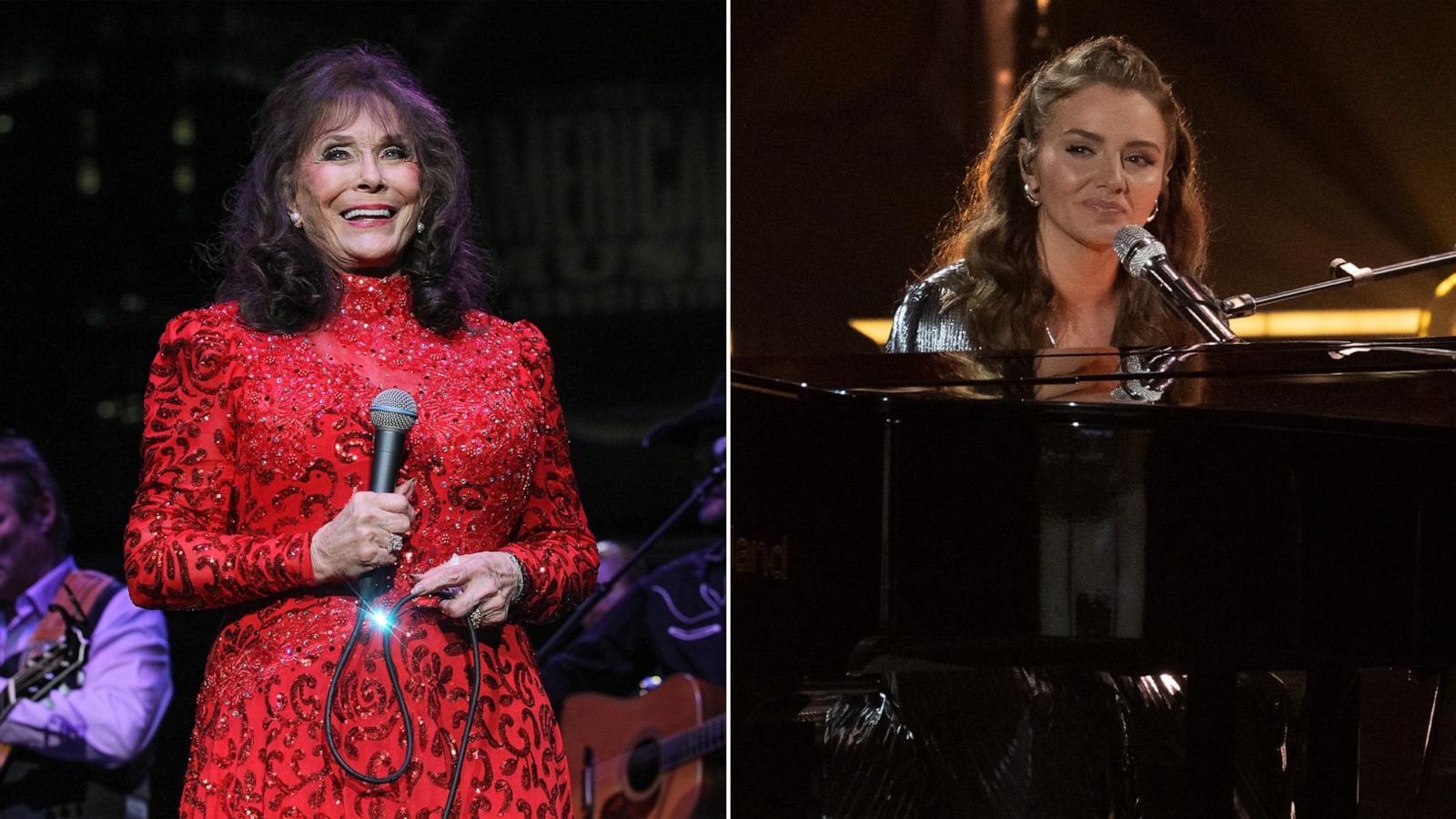 PHOTO: Loretta Lynn, left, and her granddaughter Emmy Russell.