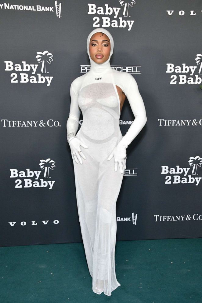 PHOTO: Lori Harvey attends the 2022 Baby2Baby Gala presented by Paul Mitchell at Pacific Design Center, Nov. 12, 2022, in Los Angeles.