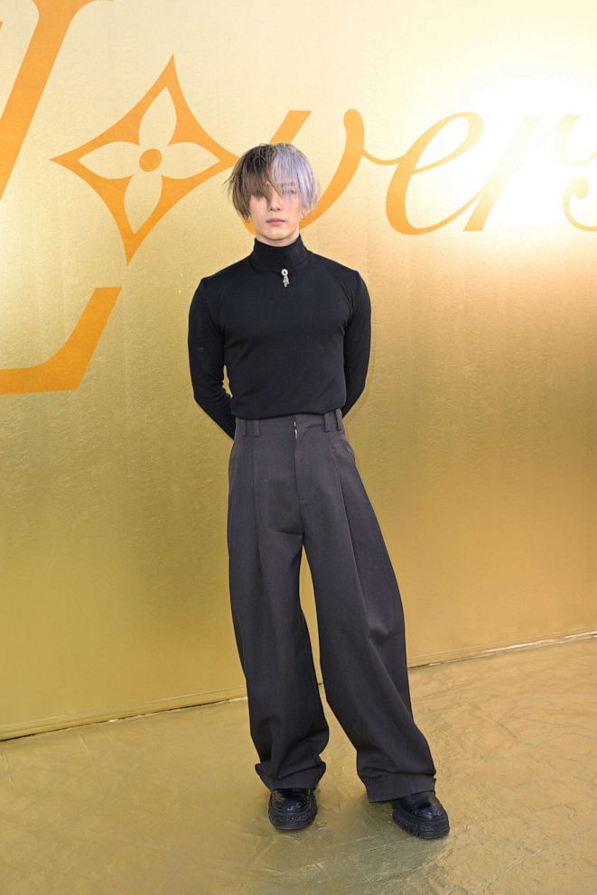 PHOTO: Jackson Wang attends the Louis Vuitton Menswear Spring/Summer 2024 show as part of Paris Fashion Week on June 20, 2023 in Paris.