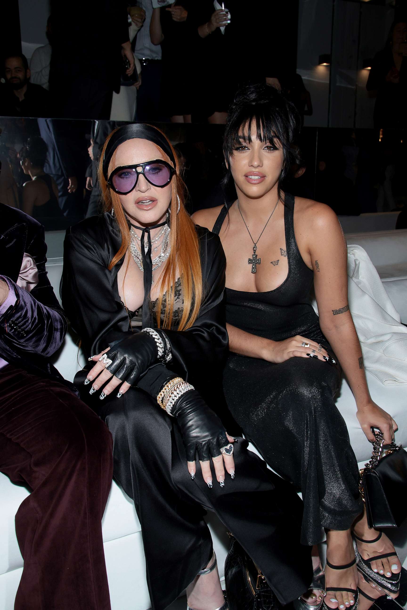 PHOTO: Madonna, left, and Lourdes Leon attend the Tom Ford fashion show during September 2022 New York Fashion Week: The Shows at Skylight on Vesey on Sept. 14, 2022 in New York City.