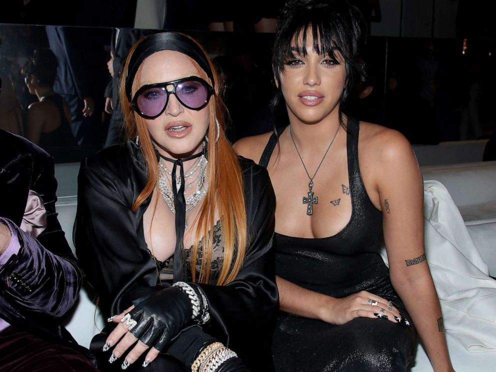 PHOTO: Madonna, left, and Lourdes Leon attend the Tom Ford fashion show during September 2022 New York Fashion Week: The Shows at Skylight on Vesey on Sept. 14, 2022 in New York City.