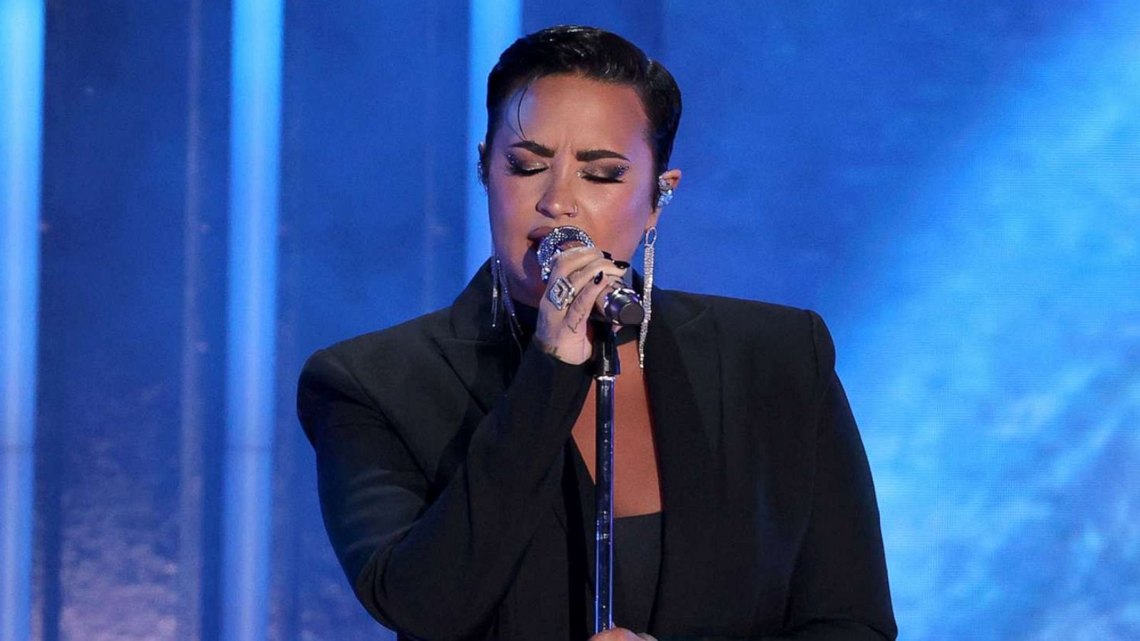 PHOTO: Demi Lovato performs in Los Angeles, Sept. 25, 2021.